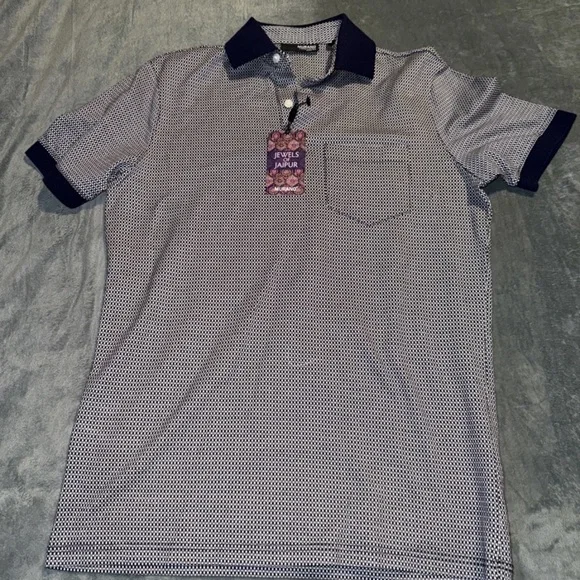 Murano Men's Blue and White Shirt - Picture 2 of 11